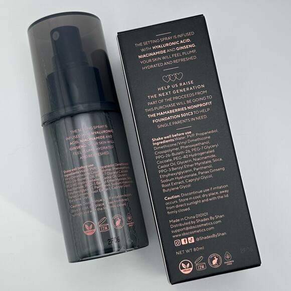 Shades by Shan The Setting Spray 80 ml Hyaluronic Acid Niacinamide - Picture 3 of 3